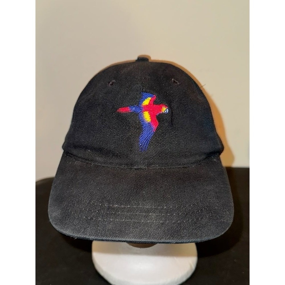Vintage Y2k Captain‎ Morgan's Parrot Bay Rum Bar Embroidered Adjustable Cap Hat